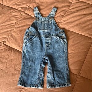 Old Navy Baby Overalls Blue Bibs Size 6-12 Months
